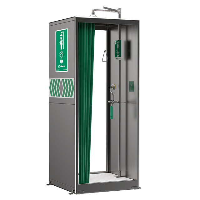 Haws 8605SS - AXION MSR Stainless Steel Booth Enclosed Shower and