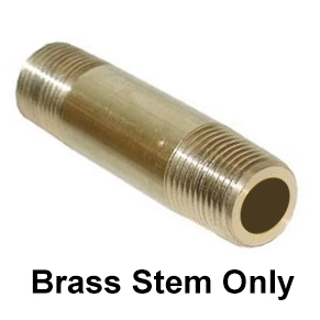 Bradley 113-1150 Brass stem only; for units with dual black eye/face wash heads