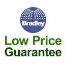 Bradley S19-130BF Barrier Free Drench Shower Vertical Mount Plastic Shower Head