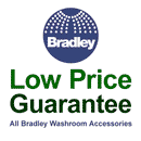 Bradley S19-310TW8 Shower Eyewash Through Wall