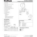 Bradley S19-2000 Eyewash Mixing Valve, 8 GPM (Universal Mounting Capability, No Cabinet Required)