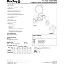 Bradley S19-2000EFX (or S19-2000EFX8) Eyewash Mixing Valve, 8 GPM