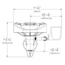 Speakman SE-1000 Optimus Eye And Face Wash Bowl Wall Mount System