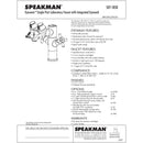 Speakman SEF-1850 Combination Eyewash & Faucet