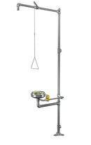 Bradley S19-310BFSS Barrier Free All Stainless Safety Shower Eyewash