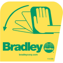 Bradley 114-049 Decal For Eyewash Handle