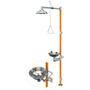 Guardian G1991 Safety Shower with Eyewash Station, All-Stainless Steel Construction