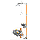 Guardian G1994HFC Safety Shower Eye/Face Wash Station, Hand/Foot Control, All-Stainless