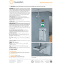 Guardian GBF2152 Recessed Laboratory Safety Station, Ceiling Mounted