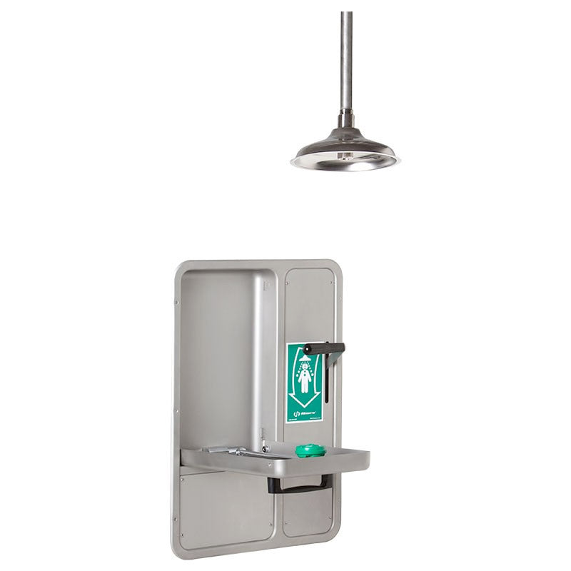 Haws 8356WCC Recessed Barrier Free Eyewash Station Drench Shower