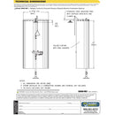 Acorn S0000-MC1 Drench Shower Modesty Curtain (For Horizontal Arms)