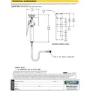 Acorn S0402 Wall Mounted Stay Open Drench Hose