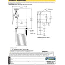 Acorn S0402-CH12 Wall Mounted Stay Open Drench Hose w/ 12' Hose