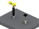 Acorn S0708-PDV Deck Mount Stay-Open Eyewash Station Drench Hose