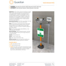 Guardian GFR1825 Freeze-Resistant Eyewash, Pedestal Mounted, Stainless Steel Bowl