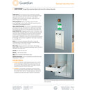 Guardian GBF1735DP Swing-Down Eye/Face Wash Station, Recess Mounted