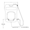 Speakman SE-4380 Portable Eyewash, 20 gallon gravity-fed eyewash and SE-4360 transportation cart