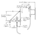 Speakman SEF-9000 Combination Eyewash and Service Sink Faucet