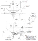 Guardian G1791 Wall-Mounted Stainless Steel Emergency Eye/Face Wash