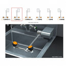 Guardian G1848LH Eyewash Station, Wall Mounted, Swing-Down, Left