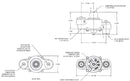 Haws 9202E Thermostatic Mixing Valve for Drench Showers Tepid Water, Guages are not included with valve