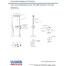 Hughes H5G45G-1H Outdoor Heat Traced (110 Volt) Freeze Protected Combination Safety Shower and Eye/Face Wash