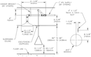 Haws 8169 Flush To Ceiling Drench Shower