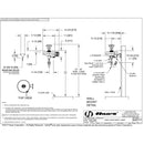 Haws 7360BT-7460BT AXION MSR Wall Mount Eyewash Station w/ Stainless Bowl & P Trap