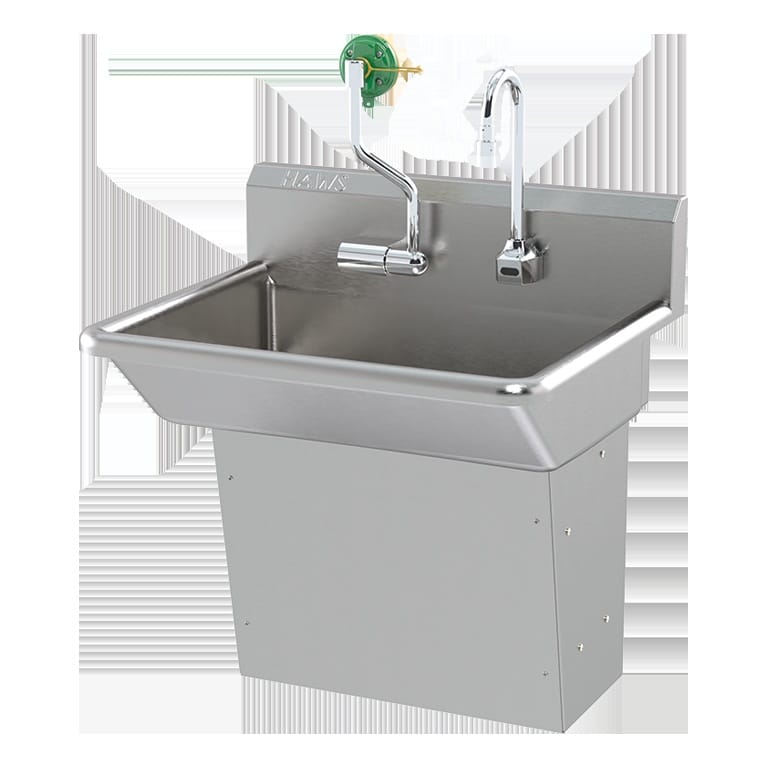 Haws 7660 - Hand Wash Sink with AXION Eye/Face Wash