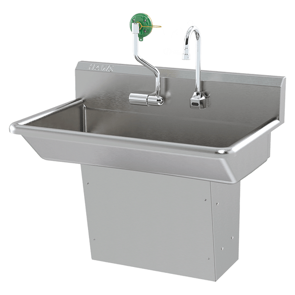 Haws 7661 - Hand Wash Sink with AXION Eye/Face Wash
