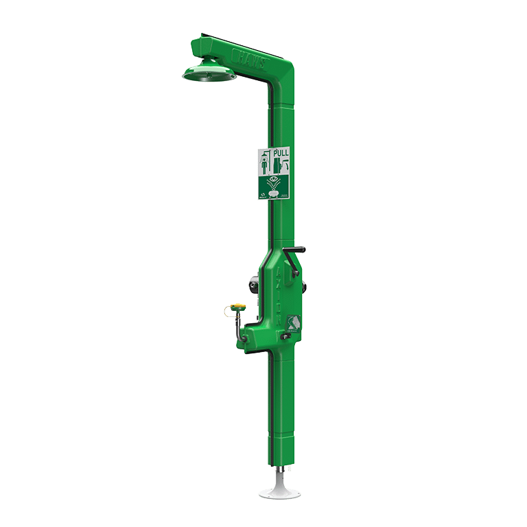 Haws 8315CTFP - AXION MSR Freeze-Protected Shower and Eye/Face Wash