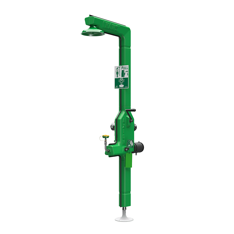 Haws 8315CTFP.8 - AXION MSR Freeze-Protected Shower and Eye/Face Wash