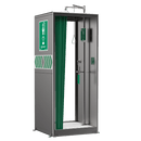 Haws 8605SS - AXION MSR Stainless Steel Booth Enclosed Shower and Eye/Face Wash