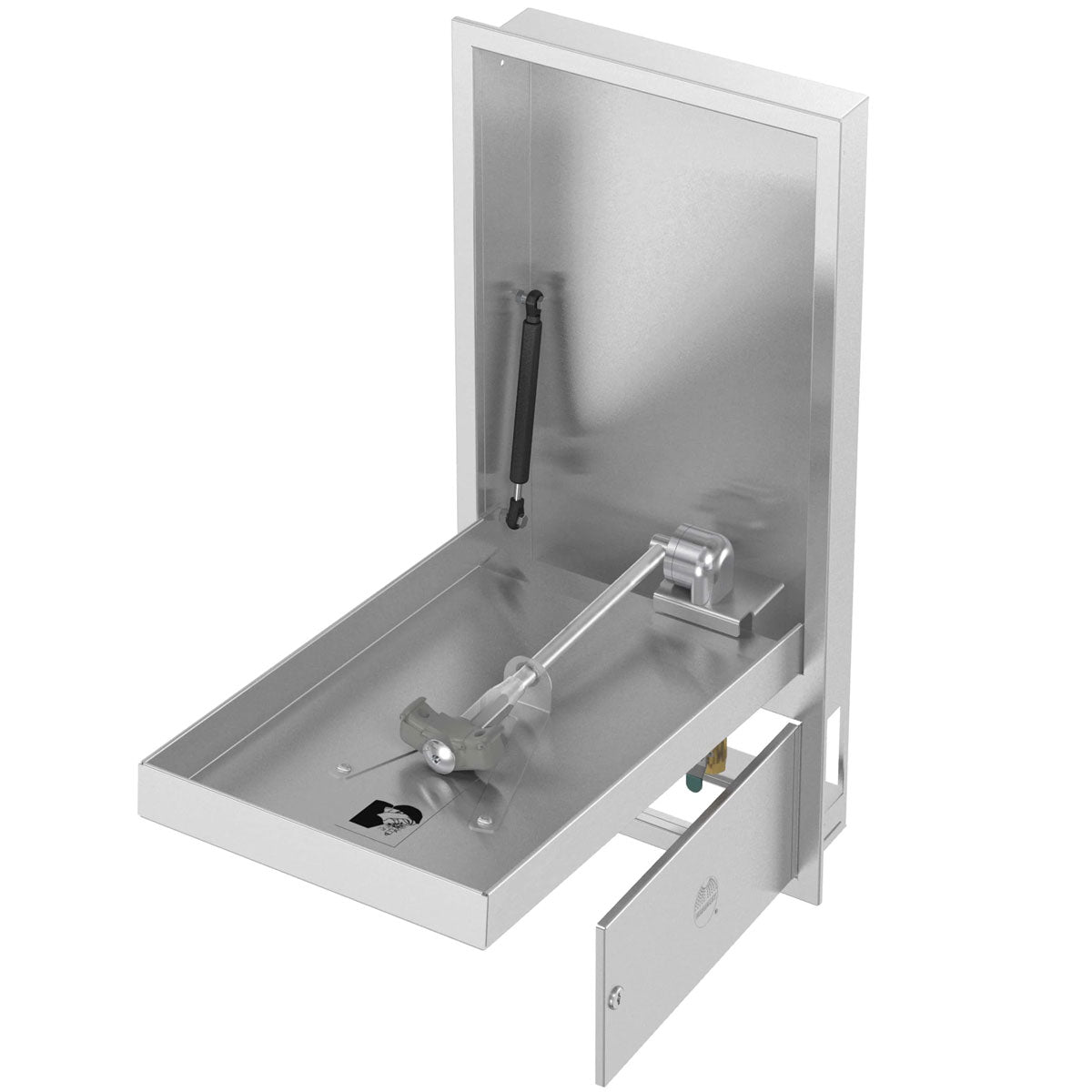 Bradley S19294HB Barrier Free Concealed Halo Eyewash w/ Tailpiece