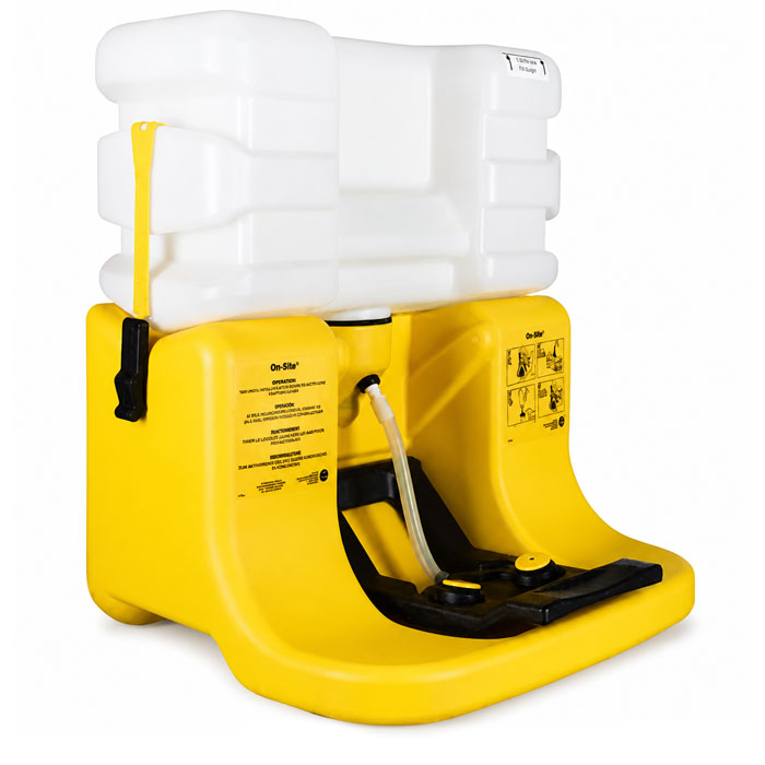 Bradley S19-921 Gravity Fed Portable Eye Wash Station | 7-Gallon Tank