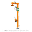 Guardian GFR3317 Heated Safety Station with Eyewash, IEEE Compliant, Single Point Connection, Bottom Inlet, Rated for Class I, Division 2 Environment, Alarm horn, light and remote sensing capability
