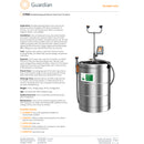 Guardian G1562 15 Gallon Portable Eyewash/Drench Hose Unit