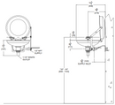 Acorn S0440-CS1 Wall Mounted Eye/Face Wash Station w/ SS Dust Cover