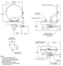 Guardian G1724BC WideArea Eye/Face Wash, Wall Mounted, Stainless Steel Bowl and Cover