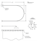 Guardian AP250-065 Eyewash Station Modesty Curtain