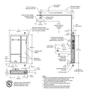 Guardian GBF2352 Recessed Safety Station with Drain Pan and Daylight Drain, Exposed Shower Head, Fire-Rated Construction