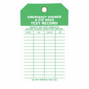 Top Brand Eye Wash/Shower Inspection Tag, Polyester, Height: 7", Width: 4" - 2RMU6