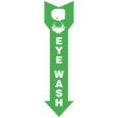 Zing Eye Wash Sign, 10 x 10In, WHT/GRN, Eye Wash - 2636