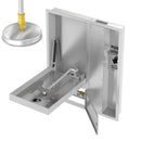 Bradley S19345JXB Barrier-Free Recessed Drench Shower and Halo Eye/Face Wash w/ Recessed Shower Handled - Extended Showerhead and Tailpiece