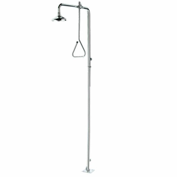 Speakman SE-253-SS  Safety Shower, Free standing unit, stay open ball valve, pull rod, all SS components