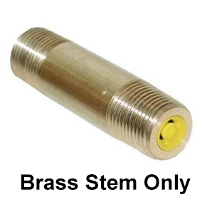 Bradley 113-1150 Brass stem only; for units with dual black eye/face wash heads