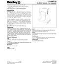 Bradley S19-921H Gravity Fed Portable Eyewash Station w/ Heater Jacket