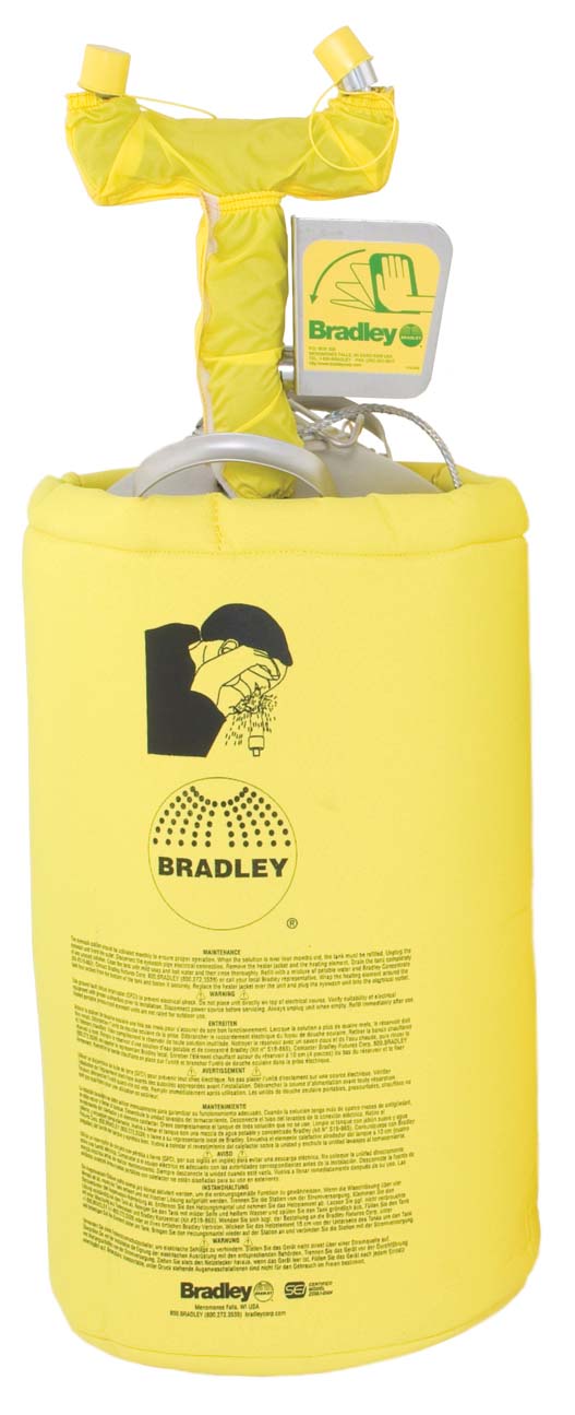 Bradley S19-690H Portable Eye Wash And Heater Jacket 10 Gallon