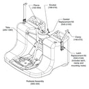 Bradley S65-335 Pedestal Assembly for Bradley S19-921