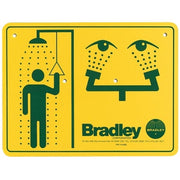Bradley 114-052 Safety Sign